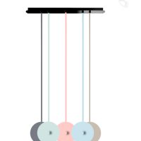 Orbita Multi Pendants Light Color