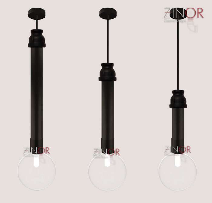 Tube Pendant Glass Bubble 1" - Image 2