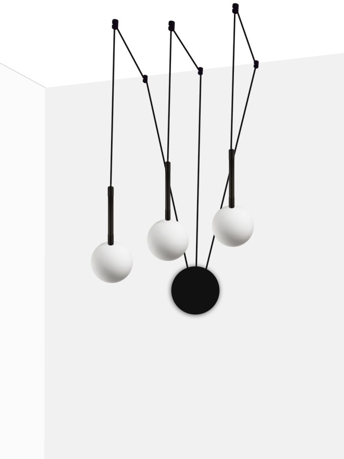 Spider wall and ceiling pendant-sphere Trio Light